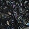 1 Yard Sonic Swirl Embossed Foiled Stretch Velvet 2 Way Stretch Costume Fabric 56 Inch Width